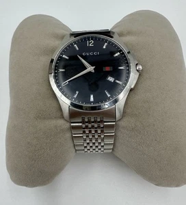 GUCCI G timeless Watches 126.3 Stainless Steel - Excellent Condition - US Seller - Picture 1 of 11