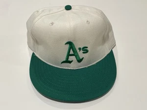 Vintage New Era Kansas City Athletics Cap Hat 7 3/8 RARE! Worn in 1955 Era - Picture 1 of 7