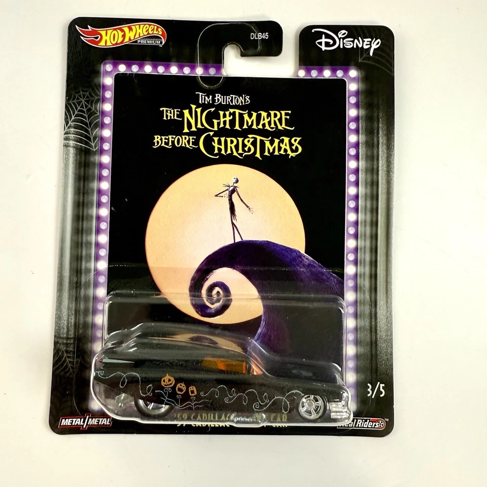 Hot Wheels Tim Burton's The Nightmare Before Christmas 59 Cadillac Funny Car1 64