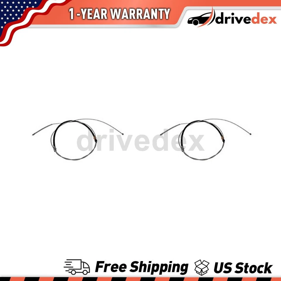 Par Dorman - Cabo de Freio de Estacionamento Primeira Parada Compatível com 1966 1967 1968 Ford Fairlane - Imagem 1 de 4