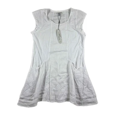 New Mind Set XCVI Linen Tunic Womens Large Flowy - Image 1 of 4