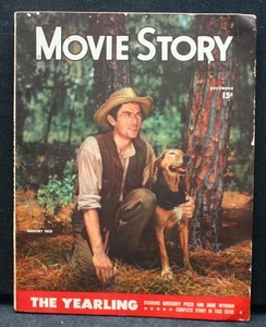 Vintage "Movie Story" Magazine - December 1946 - Gregory Peck Cover - Picture 1 of 1