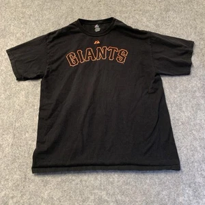 San Francisco Giants T Shirt Mens XL Black Majestic Buster Posey 28 - Picture 1 of 13