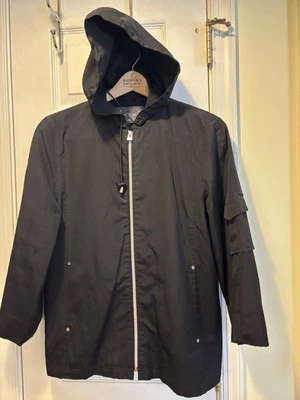 Cyclone Jacket Women S Windbreaker Black Hong Kong Vintage Hooded Zip Lined - Image 1 of 4