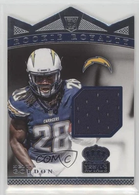 2015 Crown Royale Rookie ROYalty Memorabilia Die-Cut /499 Melvin Gordon RC - Image 1 of 2