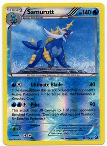 Pokémon - Samurott 32/114 XY - Steam Siege Reverse Holo NM - Bild 1 von 2