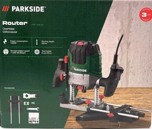 PARKSIDE Oberfräse POF 1200 E4 Holzfräse Fräse 1200 W Stufenlos einstellbar - Bild 1 von 4
