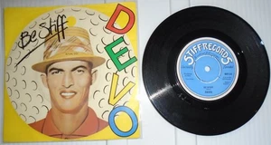 DEVO Be Stiff/Social Fools Stiff Records 1978 BOY 2 45RPM 7" - Picture 1 of 2