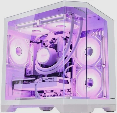 Hoengager Ocean of Stars Gaming PC AMD Ryzen 7 7700 3.8 GHz, RTX 4060 8G , 2TB - Image 1 of 4