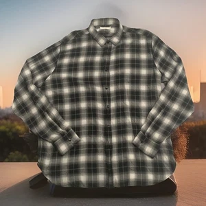 Saint Laurent Paris Spring Summer Lightweight Burnout Black Flannel Shirt Hedi M - Picture 1 of 11