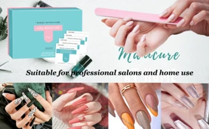 10-200PCS Disposable Gel Nail Polish Remover Pads UV Soak Acetone Removal Wrap - Picture 1 of 8