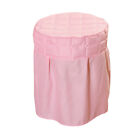 Beauty Massage Bed Full Seat Cover with Skirt Stool Cover Pillowcase Navy Pink