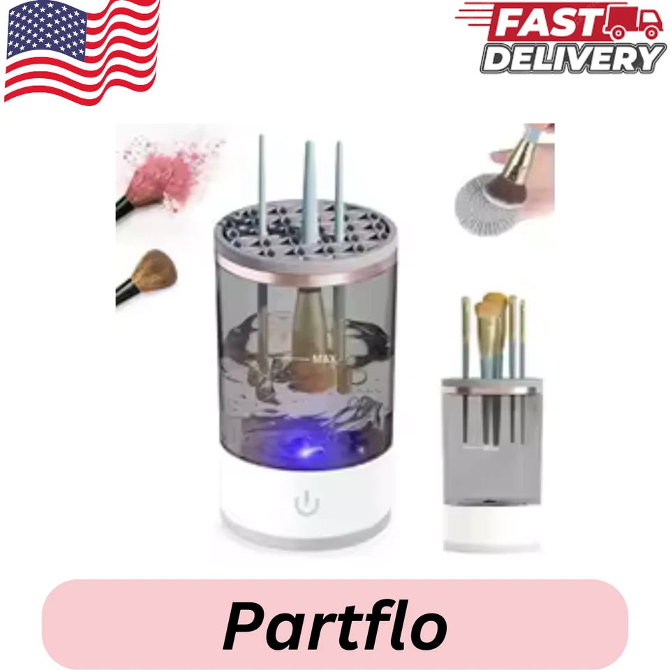 Automatic Brush Cleaner Electric Makeup Brush Cleaning Machine Fast Clean Dryer