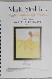 Golden And Elegant- MYSTIC STITCH CROSS STITCH PATTERN - NEW PALD-03 - Picture 1 of 3