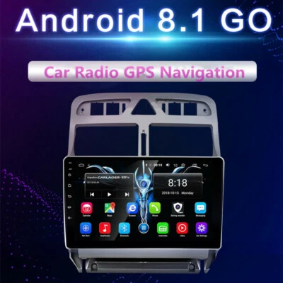 Car Radio Android Gps Navigation Player For Peugeot 307 04-10 Multimedia Stereo  - Image 1 of 4