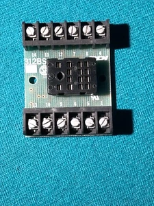 RDI relay socket board, 11 pins for 4PDT (minus two NC), fits 2-3/4" Snap-Track - Picture 1 of 2