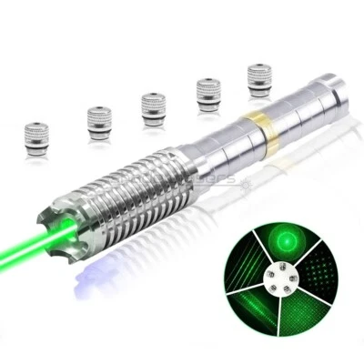 GX9 520nm Adjustable Focus Green Laser Pointer Visible Lazer Beam Pen - Image 1 of 4