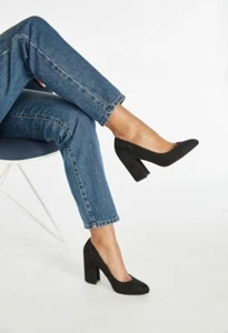 JustFab Daphne Block Heel Pump Women's Size 5.5 - Picture 1 of 9