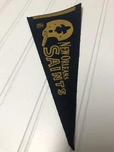 Rare Vintage 1960’s NFL New Orleans Saints Mini Pennant Collectible - Picture 1 of 3