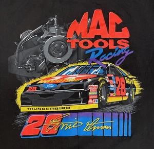 Vtg 90's Nascar Mac Tools Racing Ernie Irvan #28 T-Shirt 42 Single Stitch NOS - Picture 1 of 7