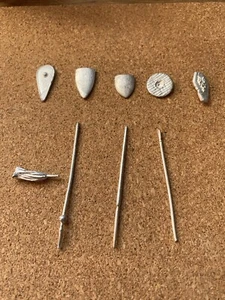 Warhammer (Empire) Replacement Metal Shield, Tail And Lance For Mounted Figures - Picture 1 of 12
