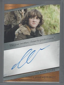 Game of Thrones Legends of the Realm Art Parkinson (Quotable) Autograph - Picture 1 of 1