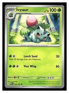 Pokemon Ivysaur 002/165 Scarlet & Violet 151 - Picture 1 of 1