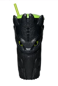 How To Train Your Dragon Skin Gripper Toothless Dreamworks 2025 Tumbler Cup NIP - Picture 1 of 4