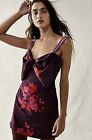 ❤️ Free People Bow Tie Mini Dress Size XS 4-6 UK / 0-2 US Floral Velvet Details