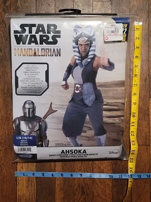 Adult Ahsoka Halloween Cosplay Costume Star Wars Mandalorian Sz LARGE 12/14 - Image 1 of 4