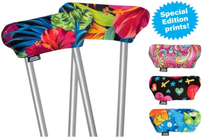 Cubiertas universales de almohadilla para axilas para muletas Crutch Comfort edición especial Foto 1 de 3