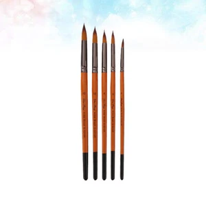 Stencil Brushes Acrylic Painting Brushes Pointed Tip Brushes Oil Paint Brushes - Picture 1 of 11