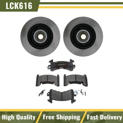 Conjunto de rotor y buje de freno delantero y pastillas de freno para GMC Sonoma 1998 1999-2002 Foto 1 de 4