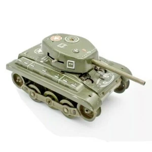 GAMA GERMAN VINTAGE METAL TANK TOY WITH LOCKING MECHANISM  - Picture 1 of 8