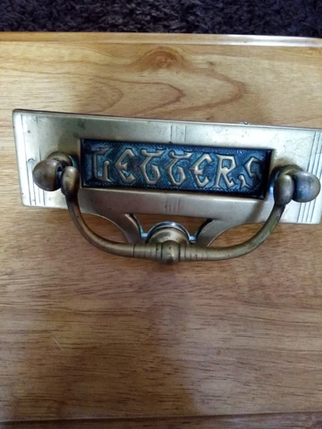 Vintage Door Letter Box Door Knocker Cover