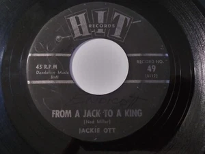 Jackie Ott / The Music City Singers VG- Original 45RPM HIT 49 Record 1963 COUNTR - Picture 1 of 2
