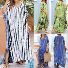 Women Kaftan Kimono Beach Dress Cover UP Maxi Dress Beachwear Boho Holiday ☆