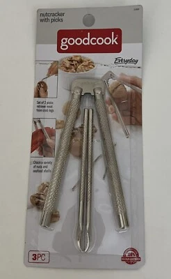 Good Cook Everyday Classic Nutcracker With 2 Picks Great For Nuts & Seafood New - Image 1 of 4