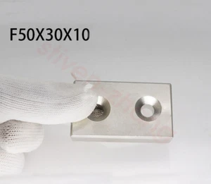 Wholesale 50x30x10mm Countersunk Block Strong Rare Earth Neodymium Magnets n50 - Picture 1 of 3