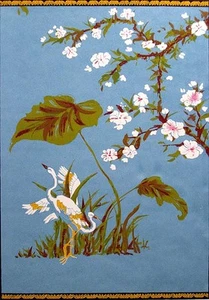 Mancheski "Springtime" Hand Signed Original Serigraph Artwork birds flowers Art - Picture 1 of 4