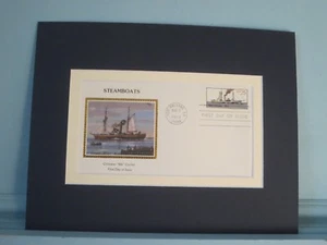 Great Steamboats of History - The New Orleans & First Day Cover of its Own Stamp - Picture 1 of 1