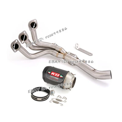 Exhaust Muffler For Yamaha FZ09 FJ09 MT09 XSR900 TRACER900 TRACER900GT 2015-2020 - Image 1 of 4