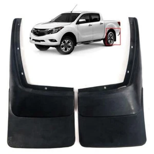 2010+ MAZDA BT 50 BT-50 REAR MUD FLAP SPLASH GUARD RUBBER PAIR - Picture 1 of 6