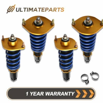 Full Coilover Shock Absorber Struts For Mazda Miata SE LE M STO Adj height - Image 1 of 4