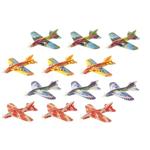 12 PCS Rotierendes Flugzeugspielzeug Schüler Kind Spielzeugflugzeuge - Photo 1/12