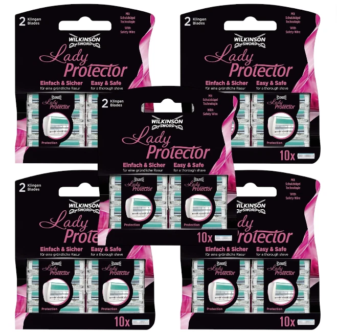 Wilkinson Sword Lady Protector Damen Rasierklingen Wahlweise 5-50er Pack NEU OVP