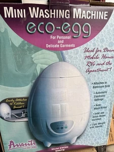 Avanti Eco Egg Mini EW300 White Washing Machine Portable Washer 2lb - Picture 1 of 2