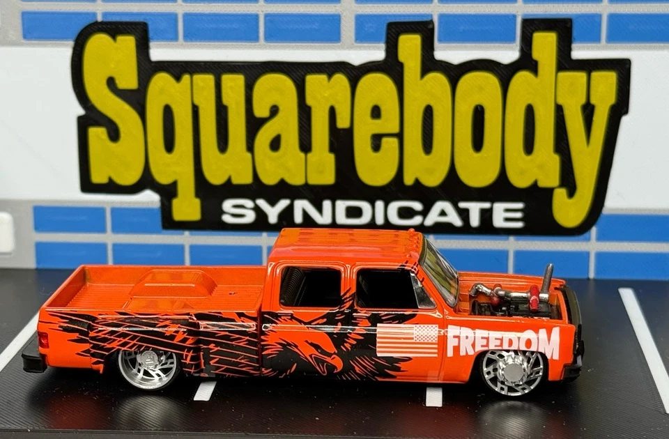 Custom M2 Machines GMC Chevrolet Cheyenne Super 30 Freedom 3d Resin Wheels - Image 1 of 4