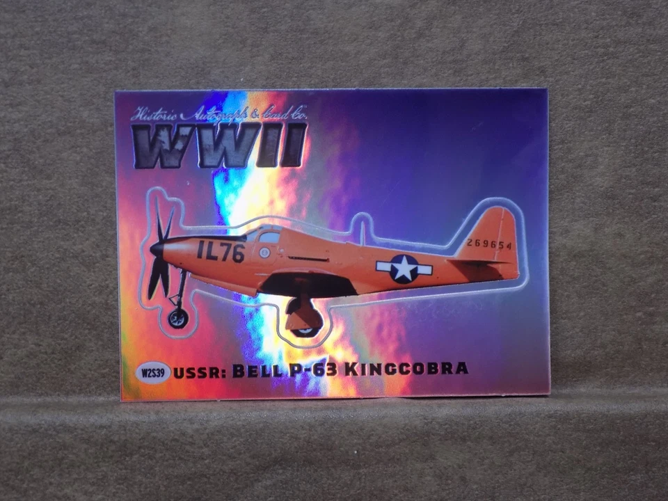 2025 Historic Autographs WW2 USSR: Bell P-63 Kingcobra Sticker - Image 1 of 1