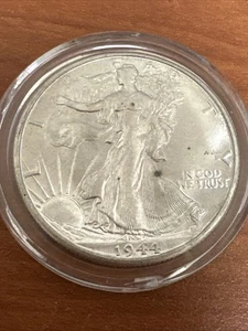 1944 S Walking Liberty Silver Half Dollar - High Grade - Picture 1 of 7